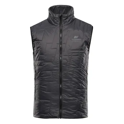 Men's ultralight vest with ALPINE PRO BERF dk.true gray impregnation