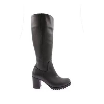 DGN Women's Zippered Heeled Boots.