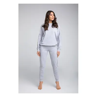 Parma women's set, long sleeves, long trousers - melange