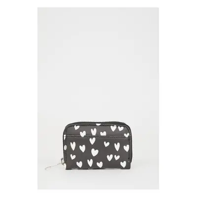 DEFACTO Women's Printed Coin Purse