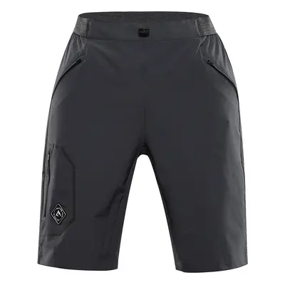 Men's outdoor shorts ALPINE PRO ZAMB dk.true gray