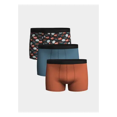 LC Waikiki Standard Mold Flexible Fabric Men's Boxer 3-Piece