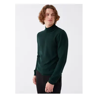 LC Waikiki Half Turtleneck Long Sleeve Men's Knitwear Sweater