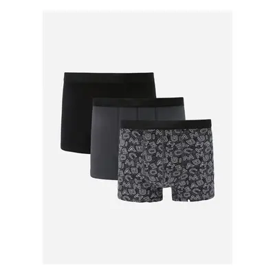 LC Waikiki Standard Mold Flexible Fabric Men's Boxer 3-Piece