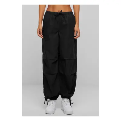 Women's Cargo Parashute Pants - Black