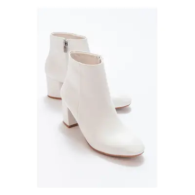 LuviShoes Alva Women's Boots with White Skin