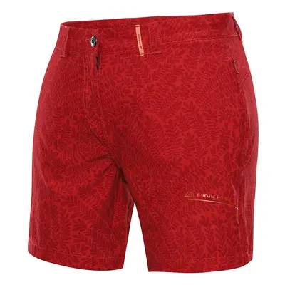 Women's quick-drying shorts ALPINE PRO CUOMA crimson variant pa