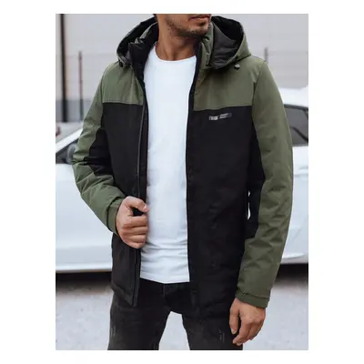 Men's winter jacket with detachable hood black Dstreet