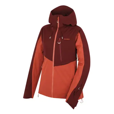 Women's ski jacket HUSKY Mistral burgundy/fd. Red