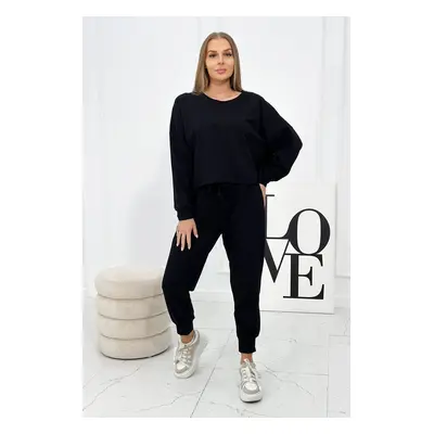 Set 2-piece sweatshirt + pants black