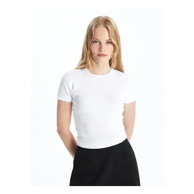 LC Waikiki LCW Women's Crew Neck Plain T-Shirt