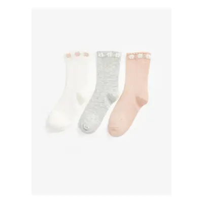 LC Waikiki Flower Girl Socks 3-Pack