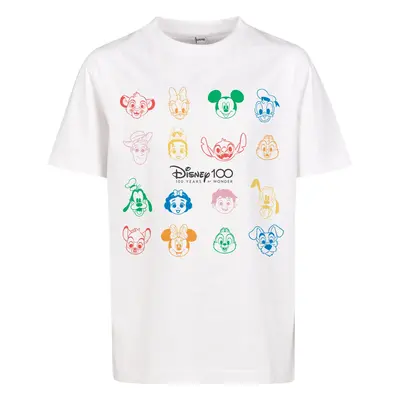 Disney Faces Children's T-Shirt White