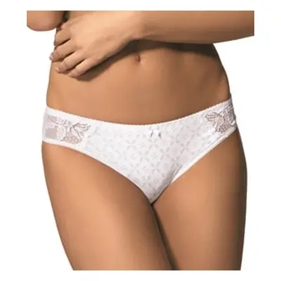 Gorteks G-246 jacquard fabric panty white