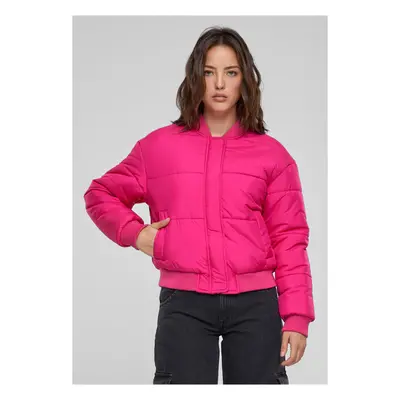 Women's Puffer Blouson Pink Jacket