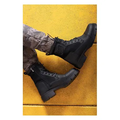 Riccon Black Black Men's Combat Boots