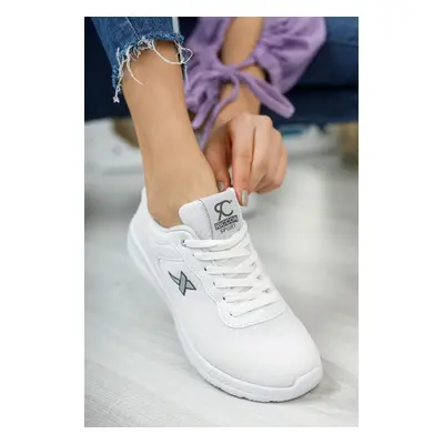 Riccon White White Unisex Ultra Light Sneaker