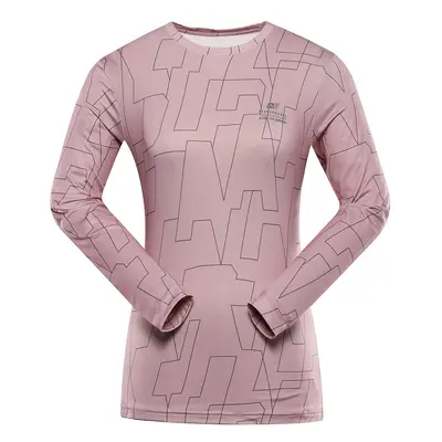 Women's quick-drying T-shirt ALPINE PRO LOUSA pale mauve variant pa