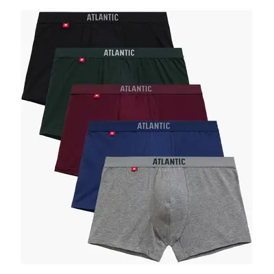 Men's Boxer Shorts ATLANTIC 5Pack - Multicolored