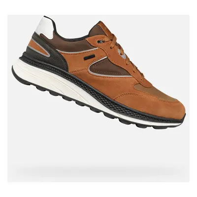 Orange men's sneakers Geox Spherica Actif X1 - Men's