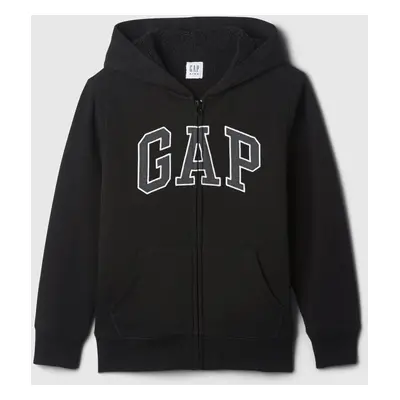 GAP Children's sherpa sweatshirt with logo - Boys