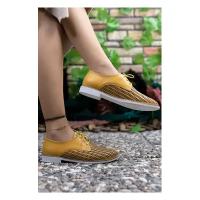 Riccon Mustard Women's Casual Shoes