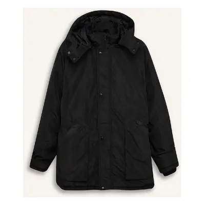 DEFACTO Regular Fit Detachable Hooded Zippered Snap Pocket Jacket