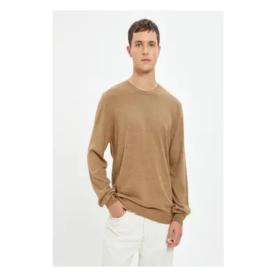 Koton Men's Camel Hair Sweater