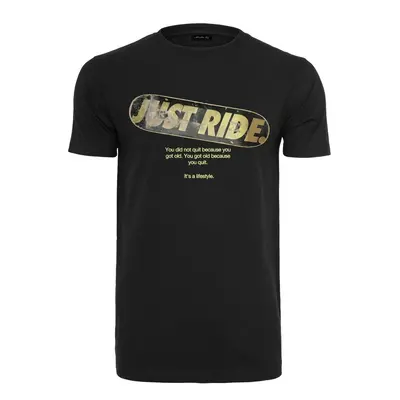 Black Just Ride T-shirt