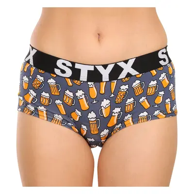 Women's Styx art panties with leg loops beer