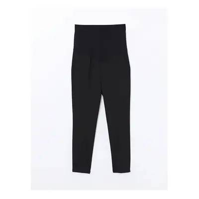 LC Waikiki LCWAIKIKI Maternity New Black Tummy Panel Slim Fit Maternity Pants