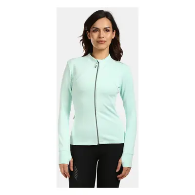 Women's sports sweatshirt without hood Kilpi LAJEN-W Menthol