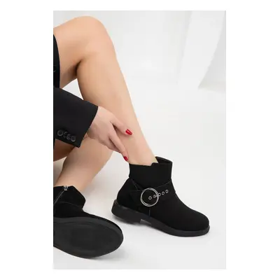 Soho Black Suede Women's Boots & Bootie