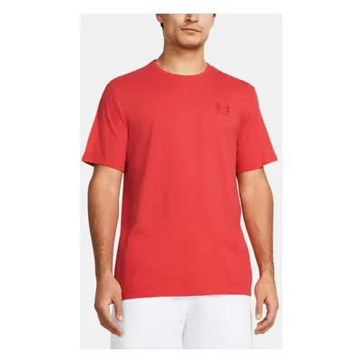 Men's T-shirt Under Armour Sportstyle Left Chest SS - red