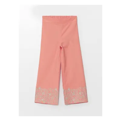 LC Waikiki Wideleg Girls' Trousers with Elastic Waist