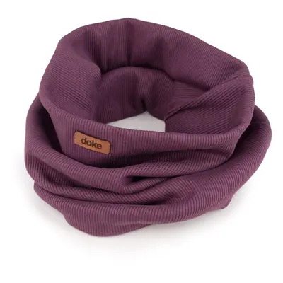 Cotton DOKE neck warmer organic violet