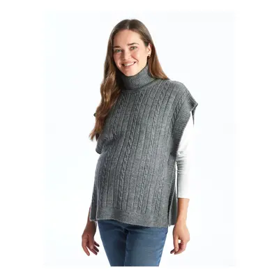 LC Waikiki Turtleneck Self-Patterned Women's Knitwear Sweater