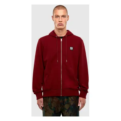 Diesel Sweatshirt - SGIRKHOODZIPK1 burgundy