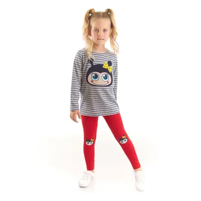 Denokids Ladybug Girl's T-shirt Tights Set