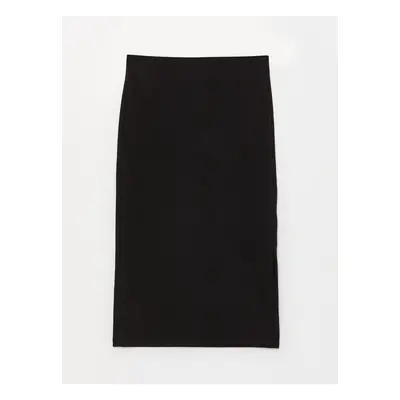 LC Waikiki Women's Extra Tight Fit Plain Knitwear Skirt