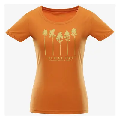 Women's quick-drying T-shirt ALPINE PRO DAFOTA autumn maple variant pb