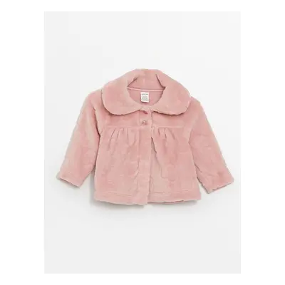 LC Waikiki Lcw Long Sleeve Baby Girl Plush Coat