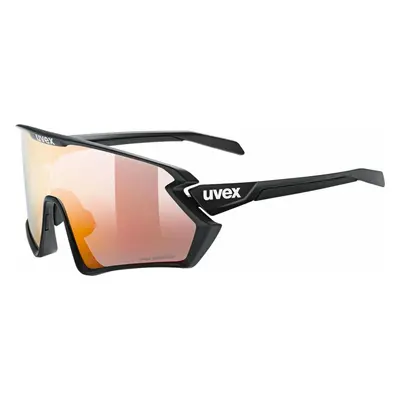 Uvex Sportstyle 2.0 P Black Mat/Mir.Red Sports Sunglasses