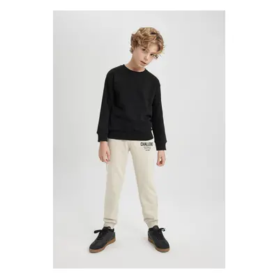 DEFACTO Boy Printed Basic Sweatpants