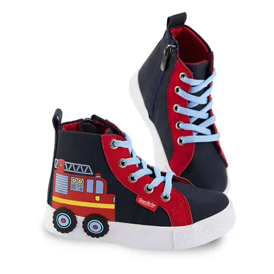 Denokids Fire Engine Boys Sneakers Sports Shoes