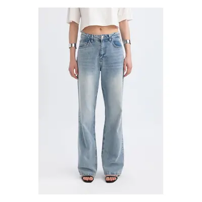 DEFACTO 90'S Wide Leg High Waist Wide Leg Long Jeans