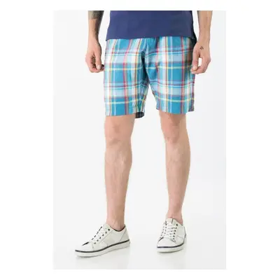 Tommy Hilfiger Shorts - BROOKLYN SHORT BLUE CHK CO/LI Blue