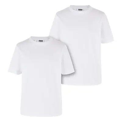 Boys' Organic Basic T-Shirt - 2pcs - White+White