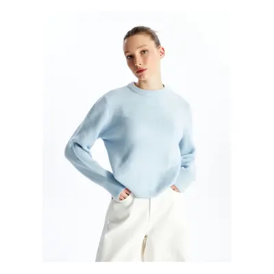 LC Waikiki Crew Neck Plain Long Sleeve Women's Knitwear Sweater