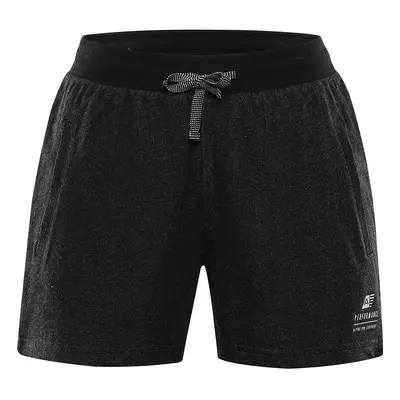 Women's sports shorts ALPINE PRO THECA black